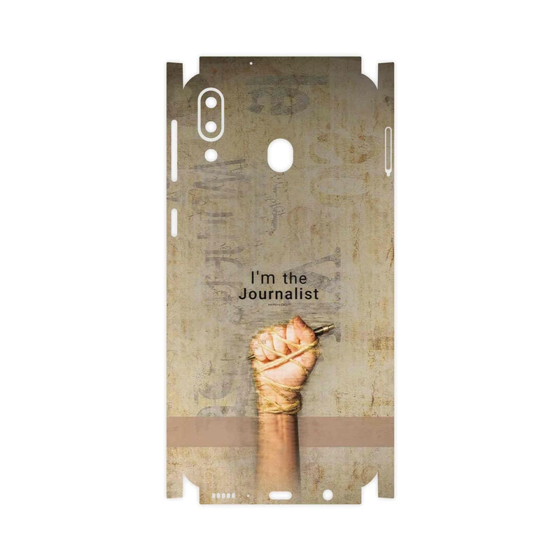 برچسب پوششی ماهوت مدل Journalist-FullSkin مناسب برای گوشی موبایل سامسونگ Galaxy M20