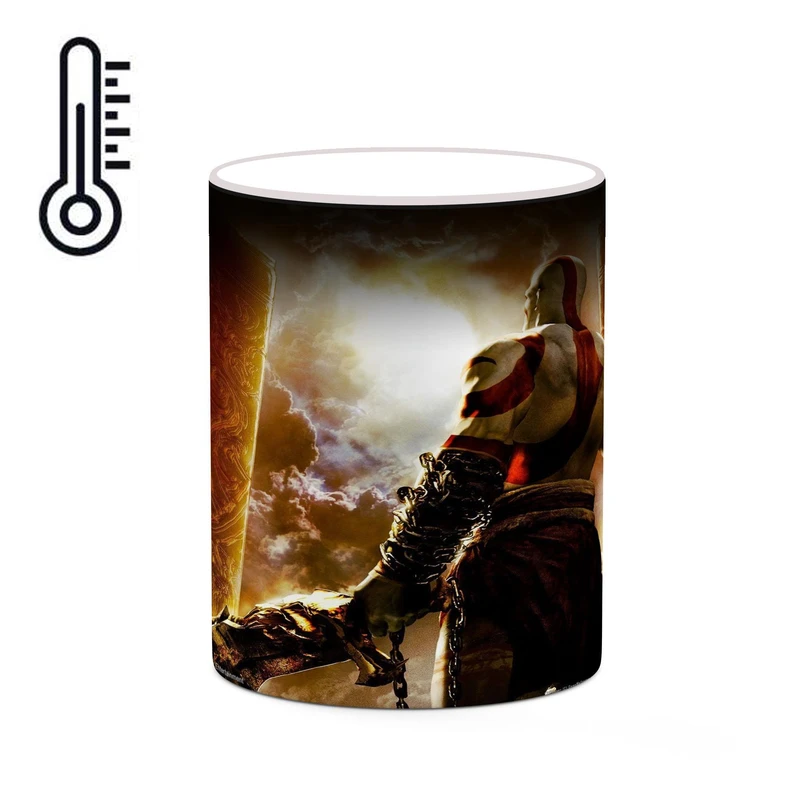 ماگ حرارتی کاکتی طرح گاد آف وار God Of War مدل mgh40943