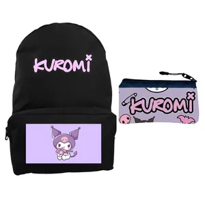 کوله پشتی مدرسه مدل کارتون کرومی کد 47 به همراه جامدادی