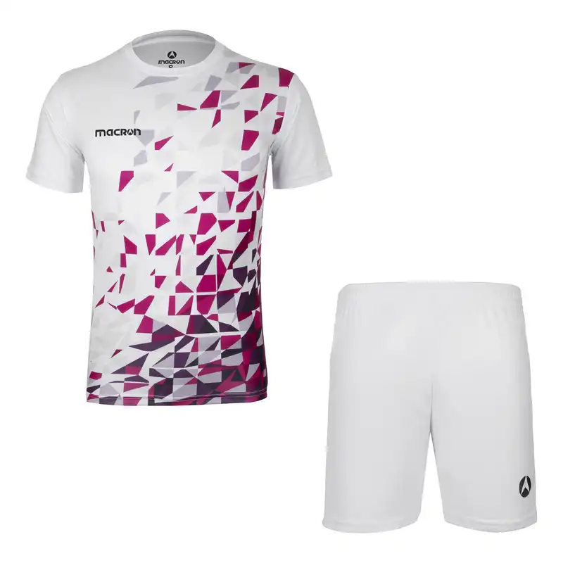 ست تی شرت آستین کوتاه و شلوارک ورزشی مردانه مکرون مدل 102