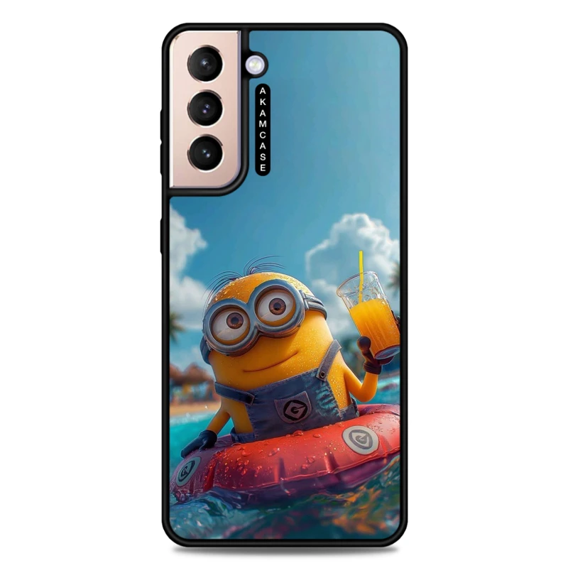 کاور آکام مدل AMC-WSGS21P-MINIONS5 مناسب برای گوشی موبایل سامسونگ Galaxy S21 Plus