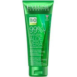 ژل آبرسان اولاین مدل Natural Aloe Vera حجم 100 میلی لیتر