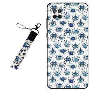 Megafone Devil eye 6464 Cover for Samsung Galaxy F22 With Wrist strap