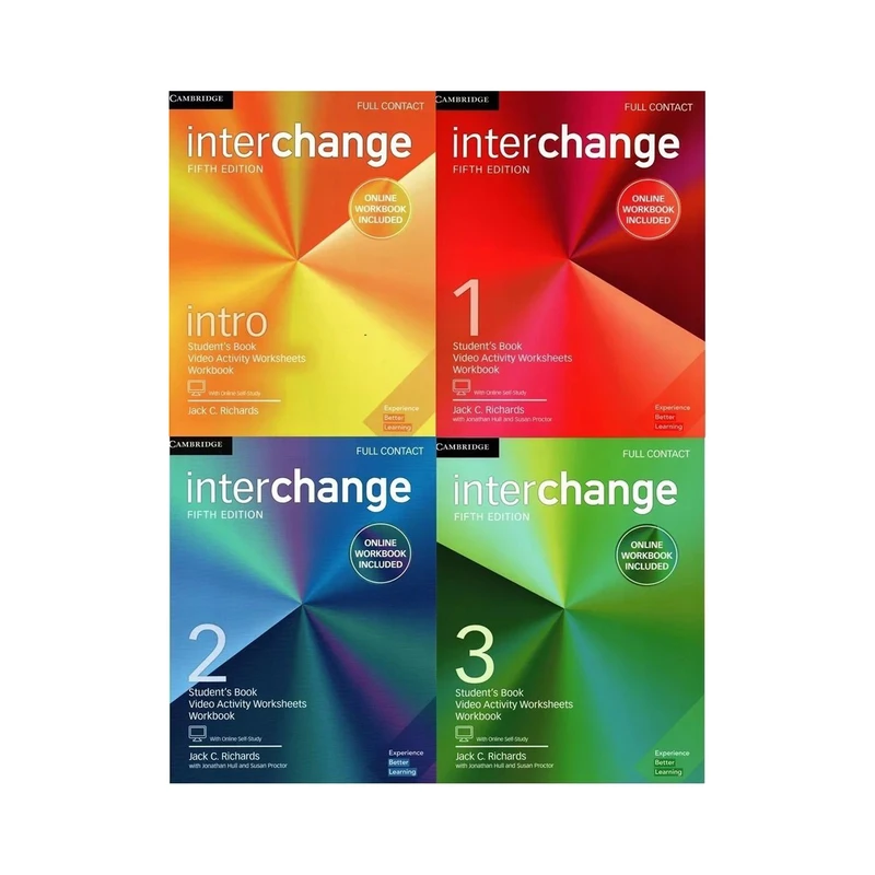 کتاب Interchange 5th اثر Jack C. Richards انتشارات کمبریج 4 جلدی