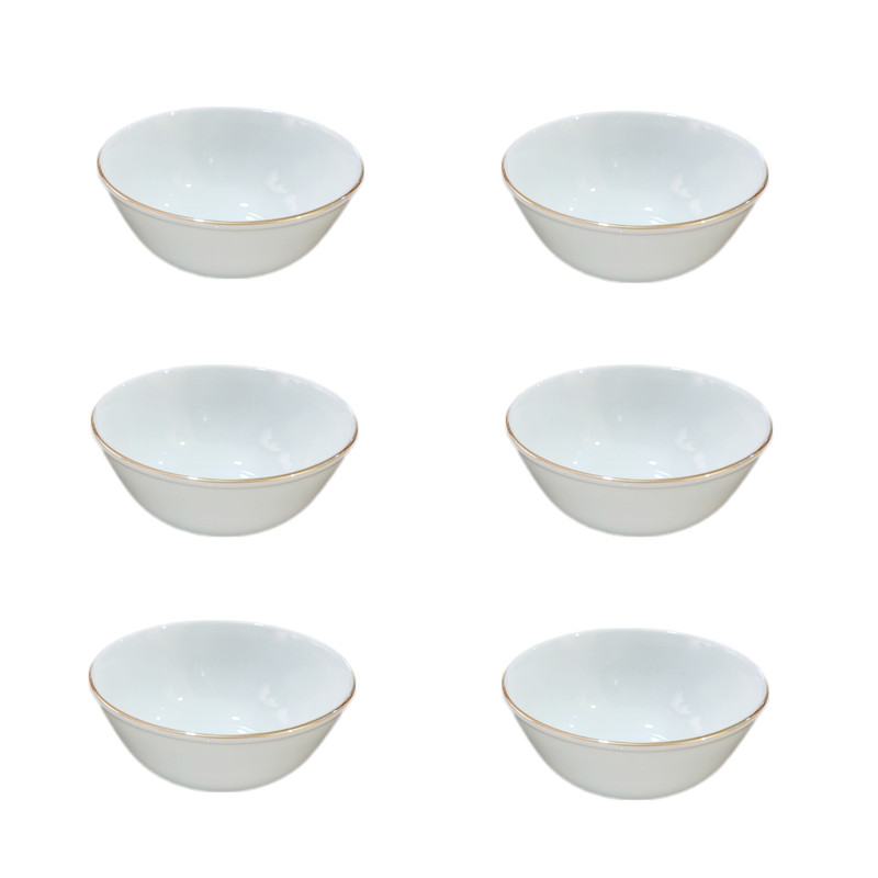 پیاله پارس اپال مدل toor لب طلا بسته 6 عددی