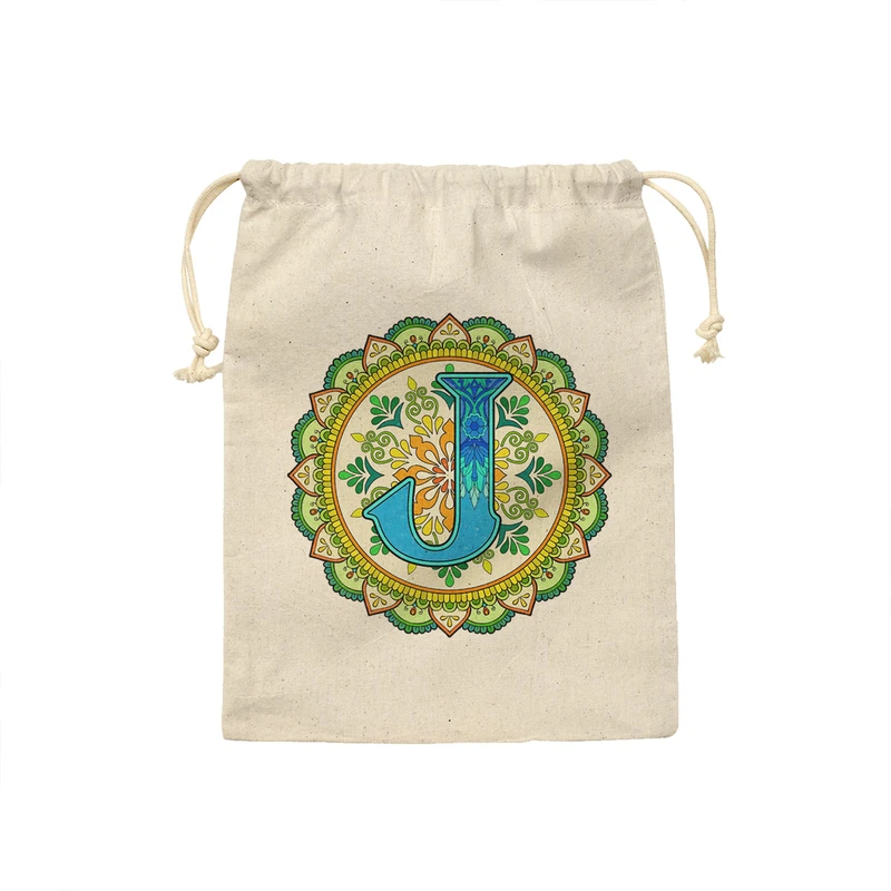 کیسه نان و سبزی ترمه طراحان ایده مدل حرف J ماندالا کد cfp2960 - S