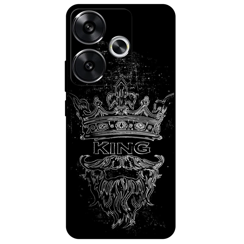 کاور مگافون طرح پادشاه مدل 1896 مناسب برای گوشی موبایل شیائومی Poco F6  