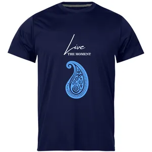 تی‌شرت آستین کوتاه مردانه مدل LIVE THE MOMENT 151