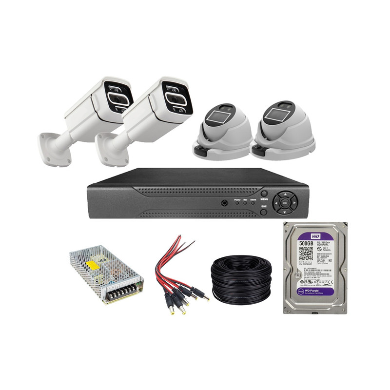 سیستم امنیتی 4 دوربین مدل 2043