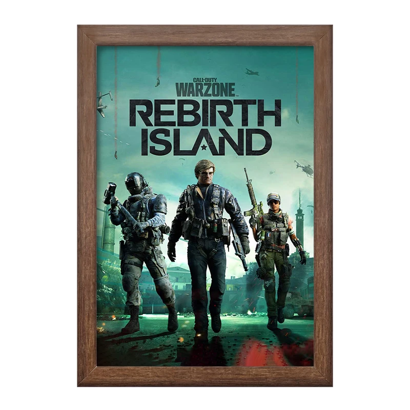 تابلو خندالو طرح بازی کال آف دیوتی مدرن وارفر وارزون گوست کد 26122