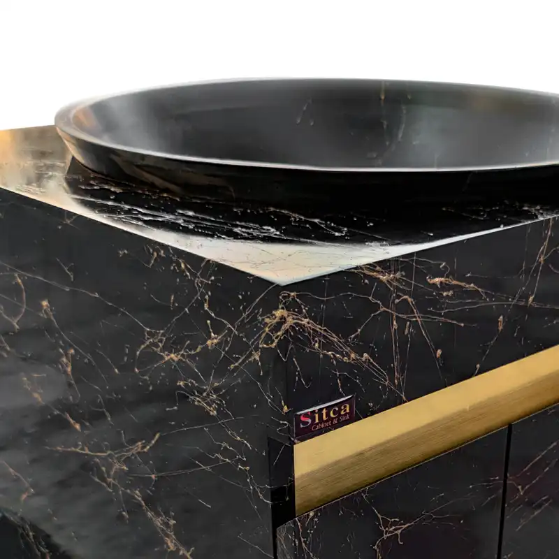 ست کابینت و روشویی سیتکا مدل TBR0030 به همراه اینه و باکس