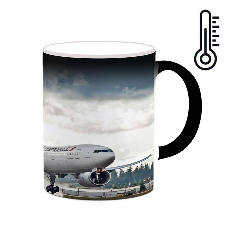 ماگ حرارتی کاکتی مدل هواپیمای جنگنده کد mgh20325