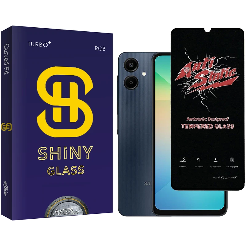 محافظ صفحه نمایش آتوچبو مدل Shiny Antistatic مناسب برای گوشی موبایل سامسونگ Galaxy A06 4G