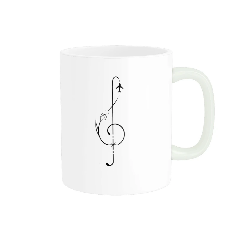 ماگ پاد آفرین مدل نوت موسیقی کد 145