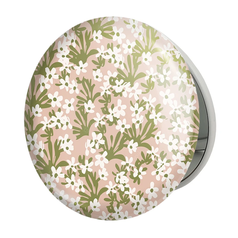 آینه جیبی خندالو طرح گل گلی مدل تاشو کد 29084