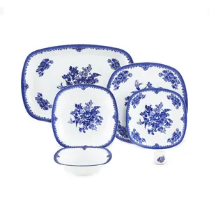 Zarin Iran Porcelain Inds Quattro Florence 27 Pieces Porcelain Dinnerware Set Top Grade