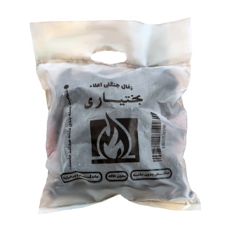 زغال کبابی بختیاری مدل 4 ستاره وزن 700 گرم