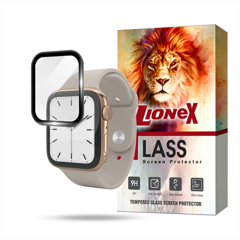  محافظ صفحه نمایش لایونکس مدل PMMWLمناسب برای ساعت هوشمند اپل واچ Series 4 / Series 5 / Series 6 44 mm
