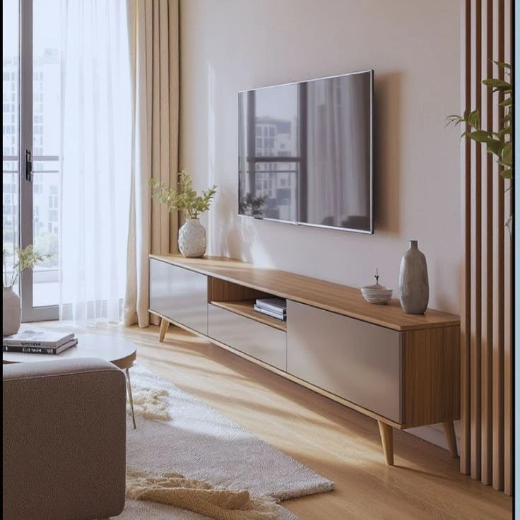 میز تلویزیون مدل 2241 مناسب برای تلویزیون تا 75 اینچ