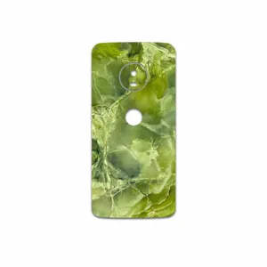 MAHOOT Green Crystal Marble Cover Sticker for Motorola Moto G5 Plus