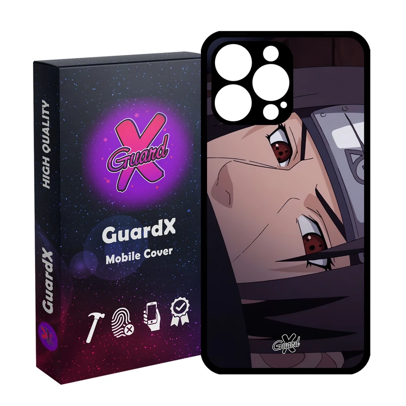 کاور گارد ایکس طرح Itachi Anime مدل Glass10475 مناسب برای گوشی موبایل اپل iPhone 14 Pro Max