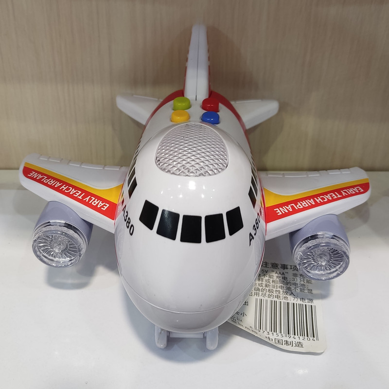 هواپیما بازی مدل ایر باس A380 موزیکال کد NO.233