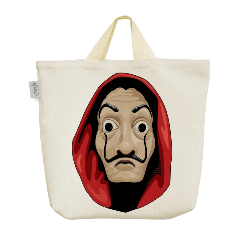 ساک خرید خندالو طرح سریال Money heist کد 316