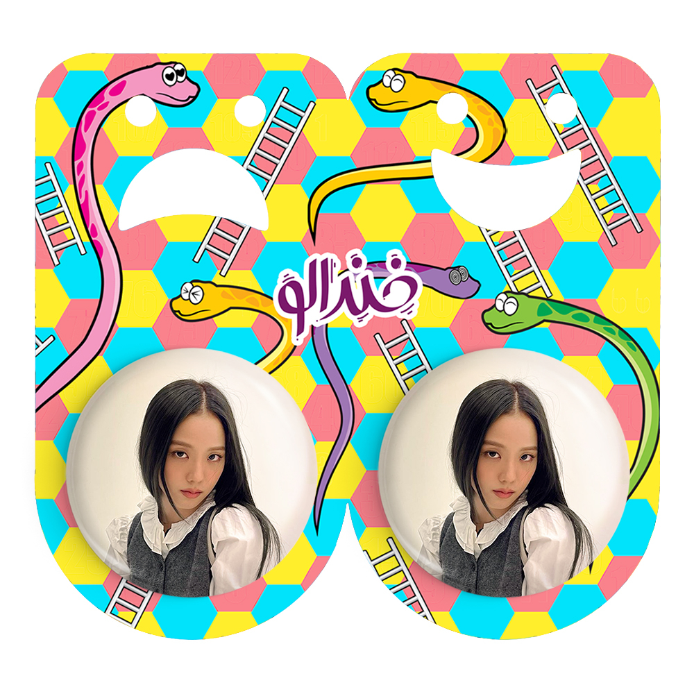 پیکسل خندالو مدل جیسو بلک پینک کد 14137 به همراه مگنت