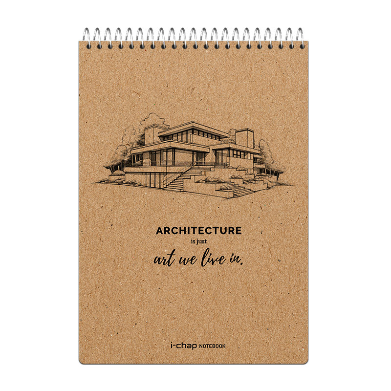 دفتر طراحی 80 برگ آی چاپ مدل معماری کد 988