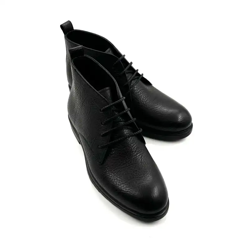 نیم بوت مردانه چرم میخچی مدل M22