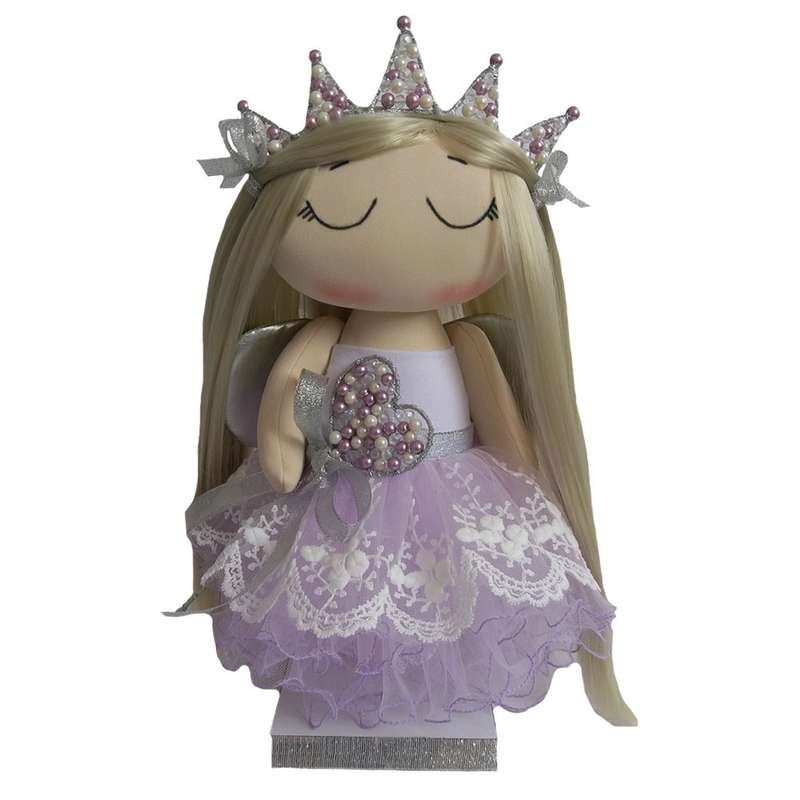 عروسک طرح روسی مدل فرشته LT82 ارتفاع 35 سانتیمتر