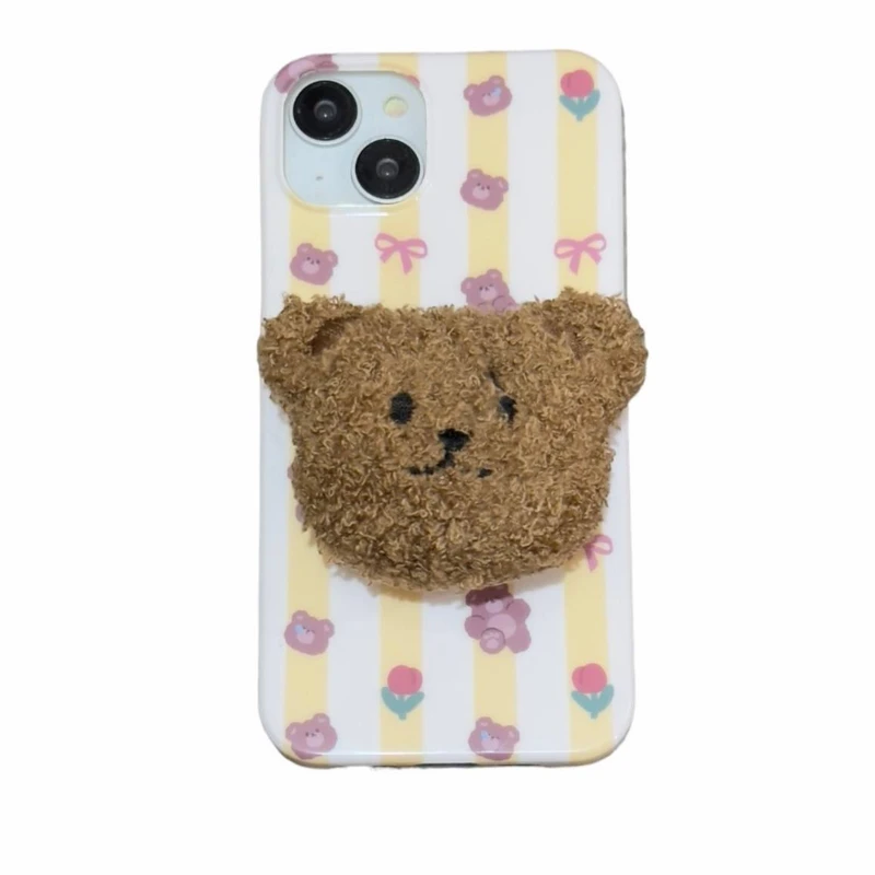 کاور مدل خرس کد 3438 مناسب برای گوشی موبایل اپل Iphone 11 promax