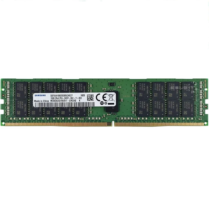 رم سرور DDR4 تک کاناله 2400 مگاهرتز CL19 سامسونگ مدل M393A2G40EB1 -CRC ظرفیت 16 گیگابایت
