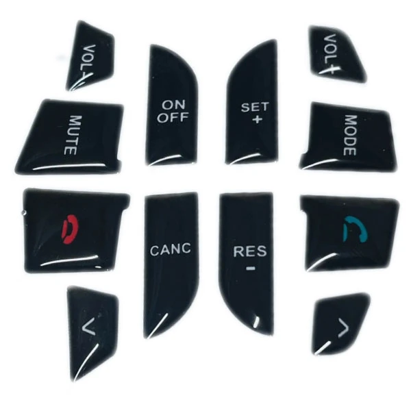ماکت و پد دکمه فرمان خودرو چیکال مدل K-499 مناسب برای پژو پارس/پژو 207/ رانا بسته 16 عددی