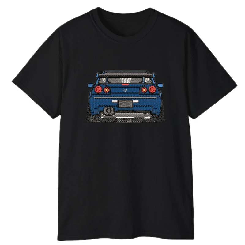 تی‌شرت آستین کوتاه مردانه پاد آفرین مدل ماشینی