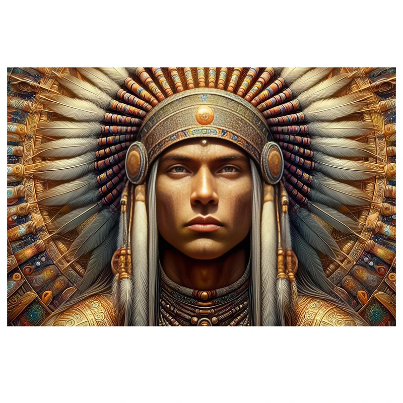 کاغذ دیواری مدل سرخپوست بومی کد AR3060471