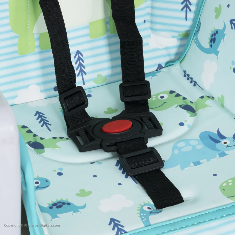 عکس شماره 2 : صندلی غذاخوری کودک بی بی ماک مدل دایناسور کد z112