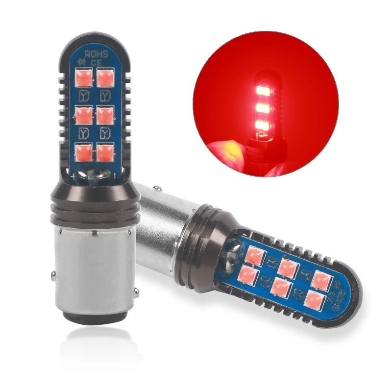 لامپ ترمز خودرو اچ اف دی مدل 12SMD بسته دو عددی