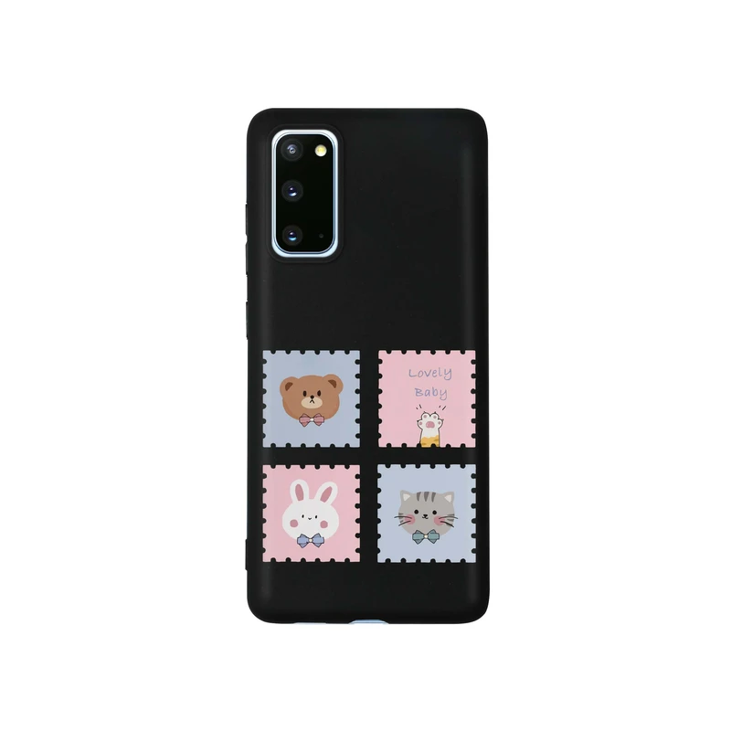 کاور قاب گارد طرح گربه خرس خرگوش کد a6473 مناسب برای گوشی موبایل سامسونگ Galaxy S20 FE    