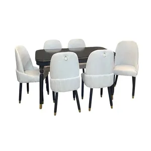 میز و صندلی ناهارخوری شش نفره گالری والریان مدل M-CH-206