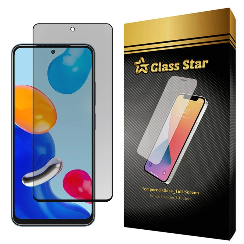 محافظ صفحه نمایش حریم شخصی گلس استار مدل PFG مناسب برای گوشی موبایل شیائومی Redmi Note 11