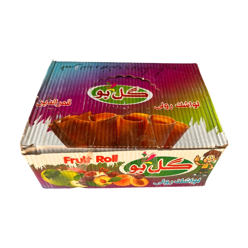 لواشک رولی گل بو - 70 گرم بسته 21 عددی