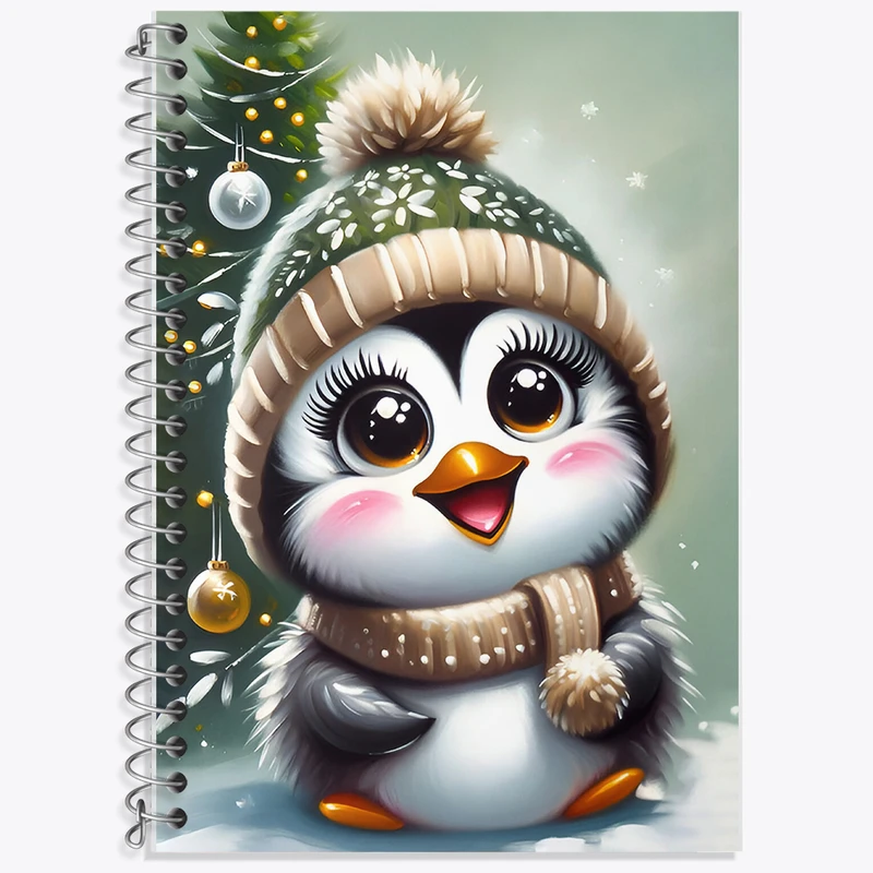 دفتر نت موسیقی 50 برگ خندالو طرح پنگوئن بانمک کد F7558