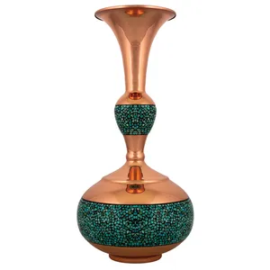 گلدان فیروزه کوبی مسجدی مدل دالبری کد F13