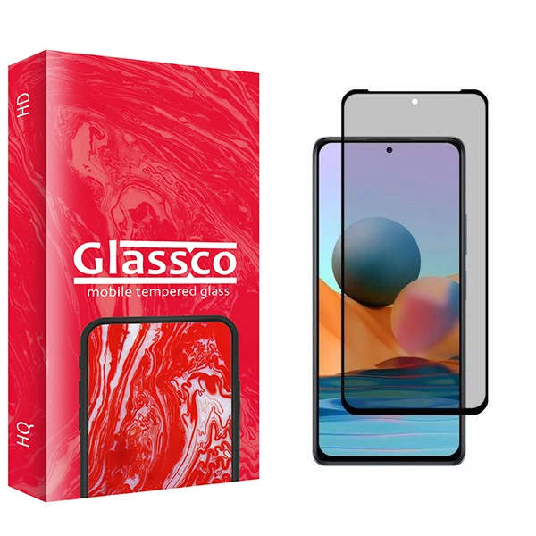 محافظ صفحه نمایش حریم شخصی گلس کو مدل Co2 مناسب برای گوشی موبایل شیائومی Redmi Note 10 Pro