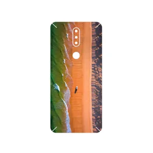 MAHOOT Beach and Green Sea Cover Sticker for Nokia 2.4