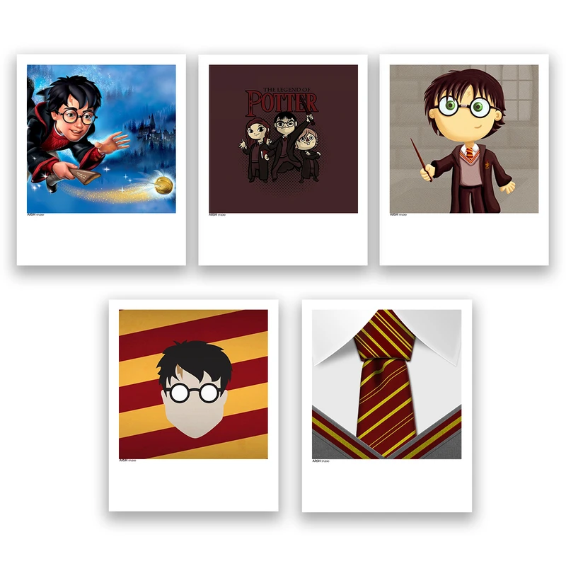 آویز تزیینی عرش مدل هری پاتر Harry Potter کد Asa541 مجموعه پنچ عددی
