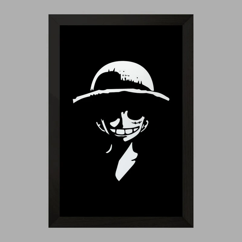 تابلو خندالو مدل لوفی انیمه وان پیس One Piece  کد 17228