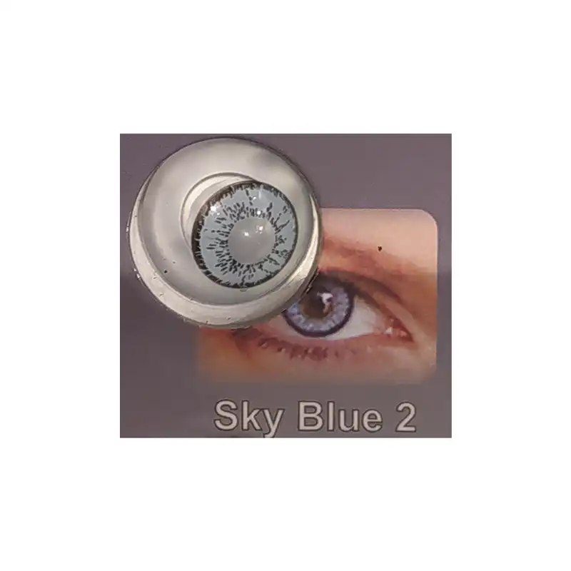 لنز چشم رنگی پرو نیو ویژن مدل SB2 رنگ آبی آسمانی