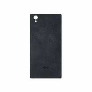 MAHOOT Graphite Buffalo Leather Cover Sticker for Sony Xperia L1